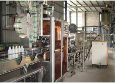 Water- en roestvrije krimpkous labelmachine voor PVC- en PET-flessen