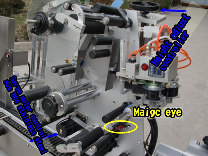 Siemens PLC flacon ronde fles etiketteermachine horizontale etiketteringsstijl