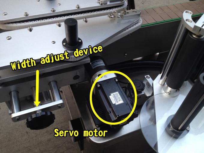 Opp-fles Automatische sticker-applicatormachine voor hete smeltlijm met hoge snelheid