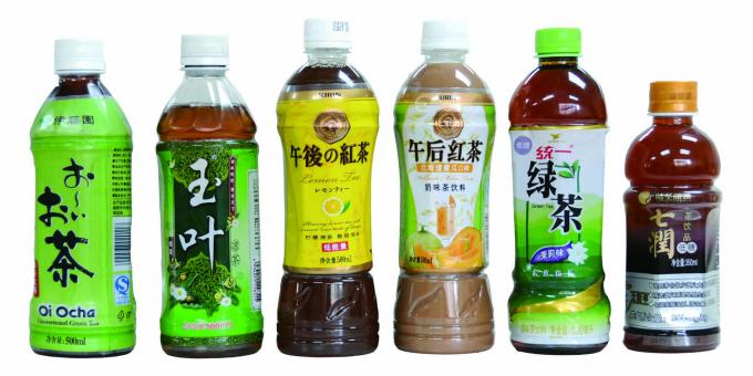 Tweezijdige fles Automatische krimpkous-labelapplicator voor mineraalwater