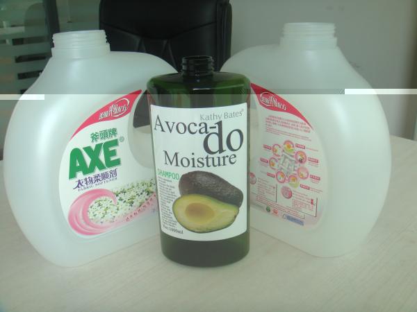 WT-650GS Dubbelzijdige Sticker Etiketteringsmachine voor Shampoo Ovale Fles