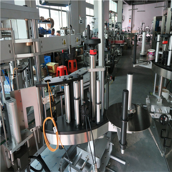 Plastic / Glasfles Dubbele Zij Etiketteringsmachine, Vierkante Fles Labeler
