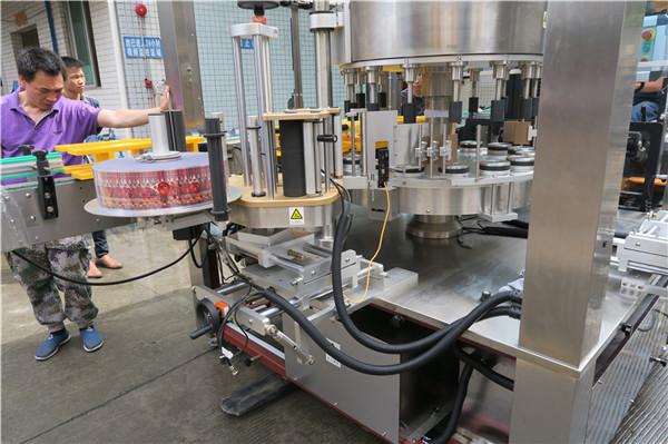 De Roterende Sticker van Ce Etiketteringsmachine Enige Volledige Automatische Gevleugelde Fles