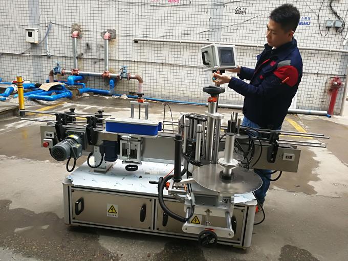 Volautomatische ronde fles sticker etiketteermachine (riemtype)