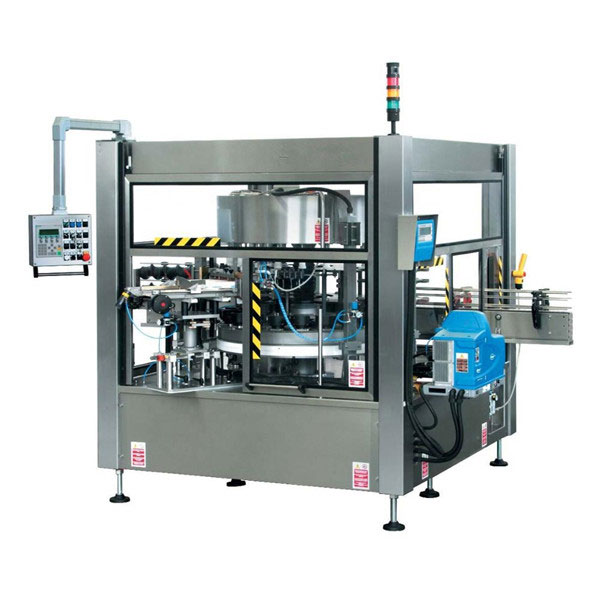 Volledig Automatische Fles Gevleugelde Roterende Sticker Etiketteringsmachine