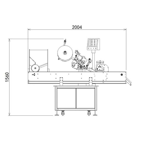 Hoge snelheid volautomatische flacon etiketteermachine voor kleine fles