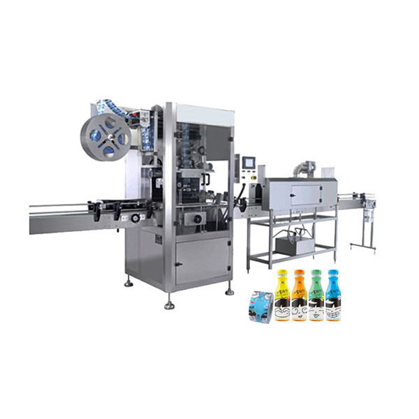 Shrink Sleeve Applicator Machine voor plastic waterflessen 100 BPM