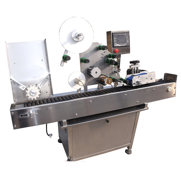 Kleine ronde fles flesje sticker etiketteringsmachine met draaischijf