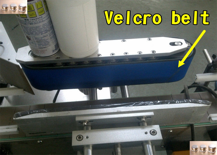 China Zelfklevende nagellak Label Applicator Machine voor 220V 1.5HP 50 / 60HZ ronde flessen leverancier