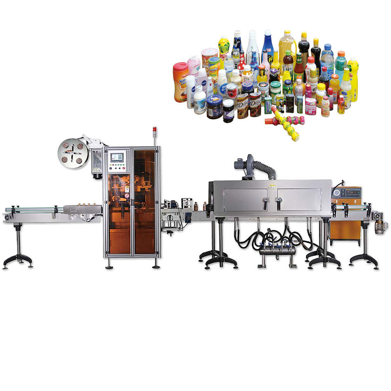 China Overall Bottle Cap Sealing Shrink Labeling Machines met een lange levensduur leverancier