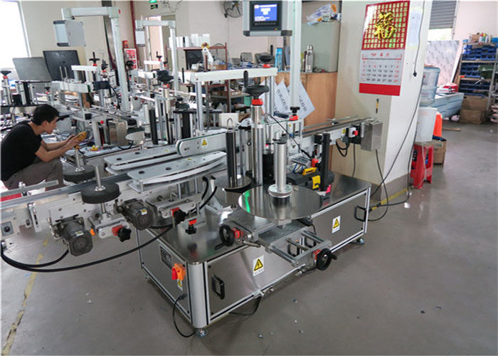 China Vierkante fles automatische labelapplicator Machine One Label Four Sides leverancier