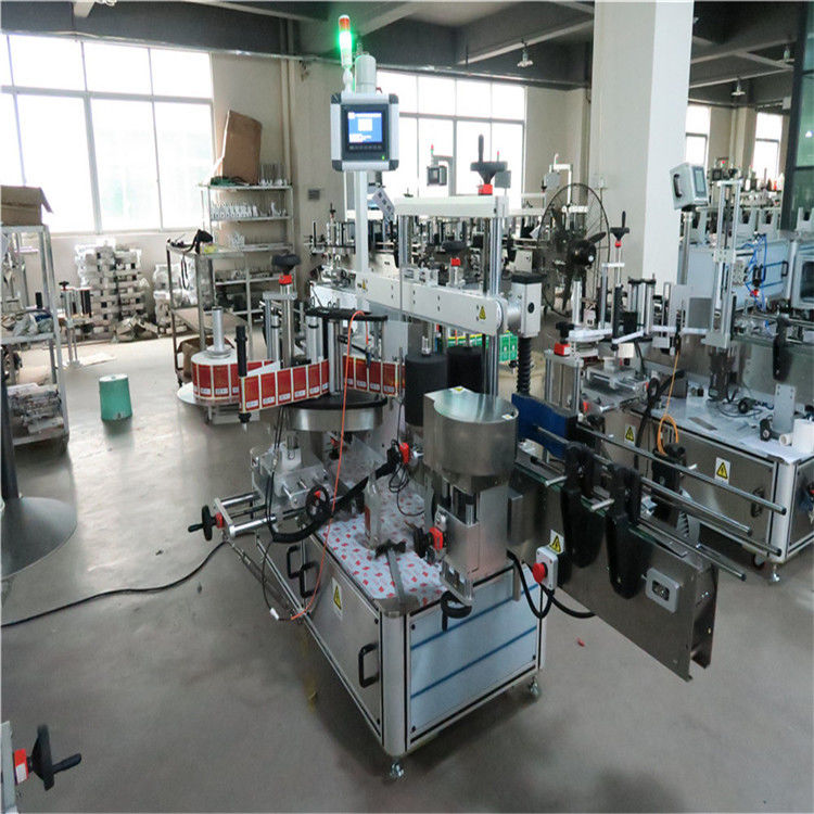 Vlakke de Flessenhoge snelheid van China Etiketteringsmachine Dubbelzijdig voor Schoonheidsmiddelen / Drankenleverancier