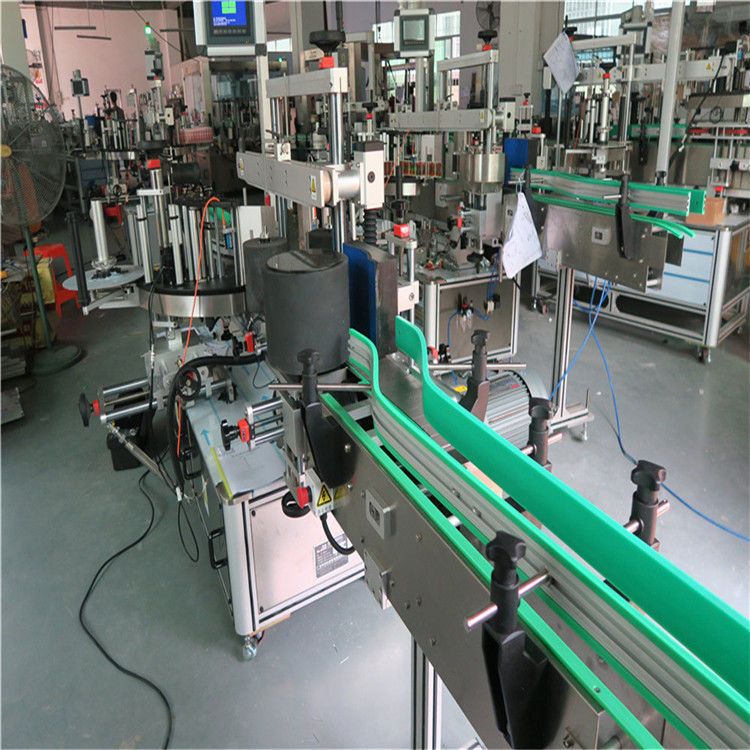 China Dubbele Zij Zelfklevende Stickerfles Etiketteringsmachine 190mm Hoogte Maximum leverancier