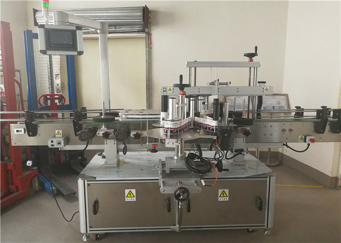 China 2 hoofd voor- en achterkant dubbele zijsticker etiketteringsmachine voor ovale flessenleverancier