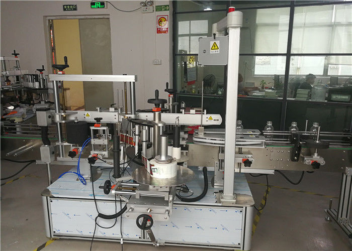 China Voor / achter op niet-ronde of platte flesetiketapplicator, leverancier van flesetiketteringsapparatuur