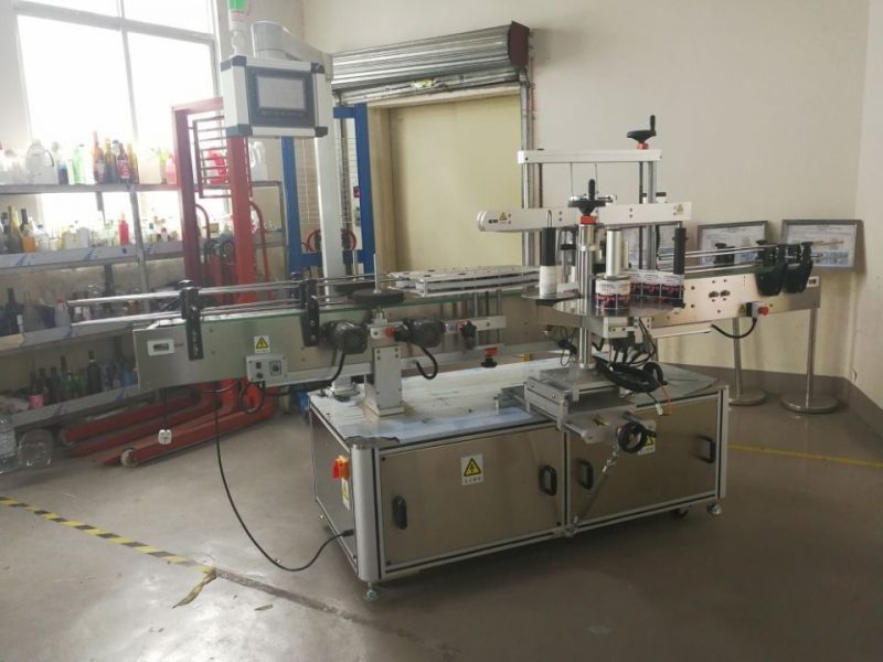 China Volautomatische vierkante fles etiketteermachine wikkel rond voor 3000-5000B / H leverancier