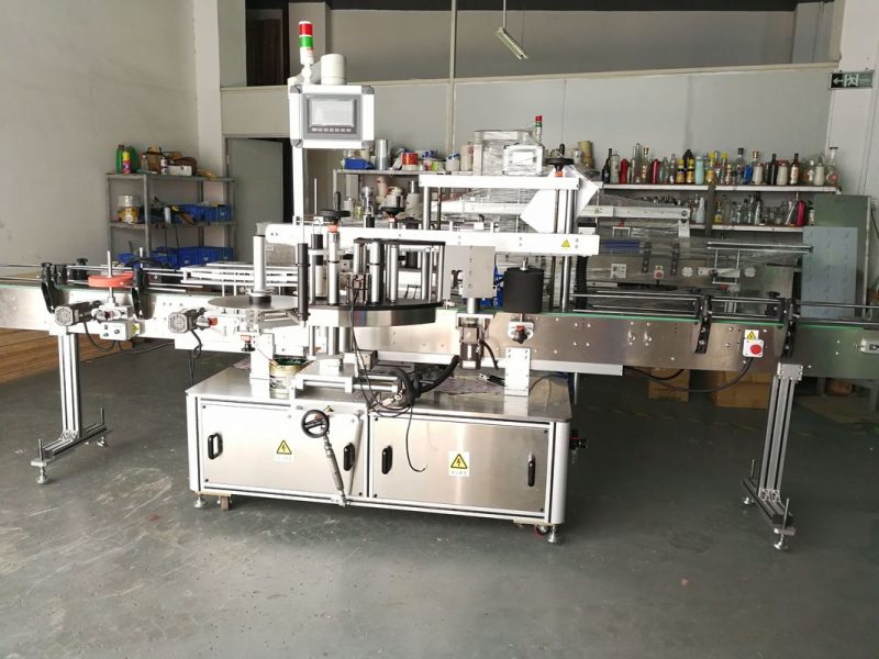 China ronde fles etiketteringsmachine / volautomatische vlakke oppervlaketiketapplicator leverancier